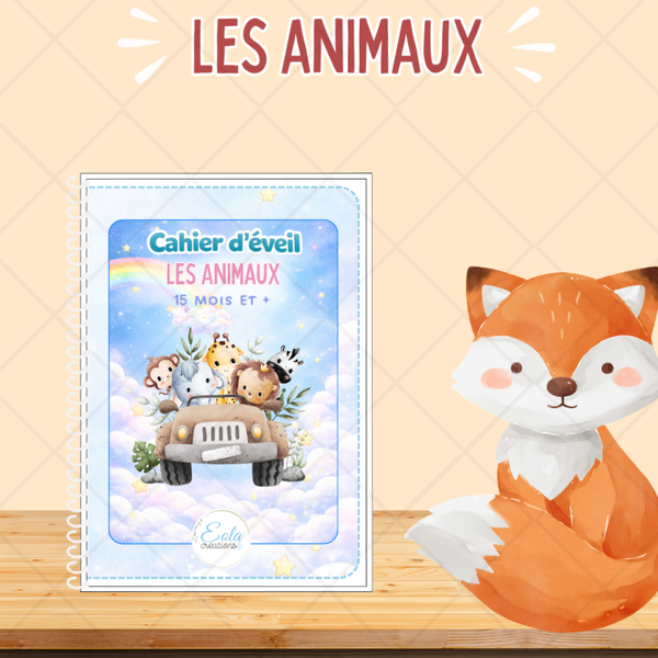 ⭐ Cahier d'éveil animaux