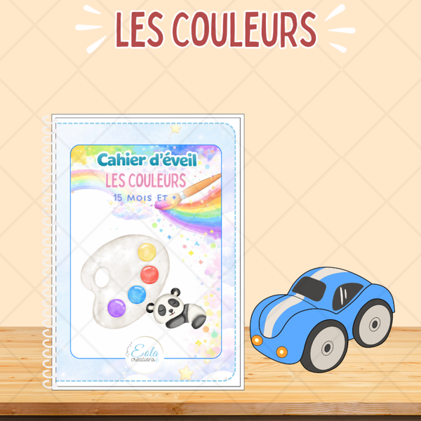 ⭐ Cahier d'éveil couleurs Voitures