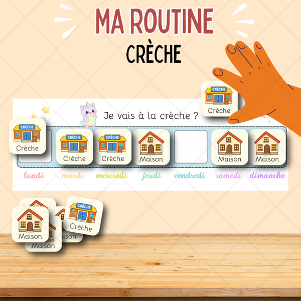 ⭐ Semainier crèche