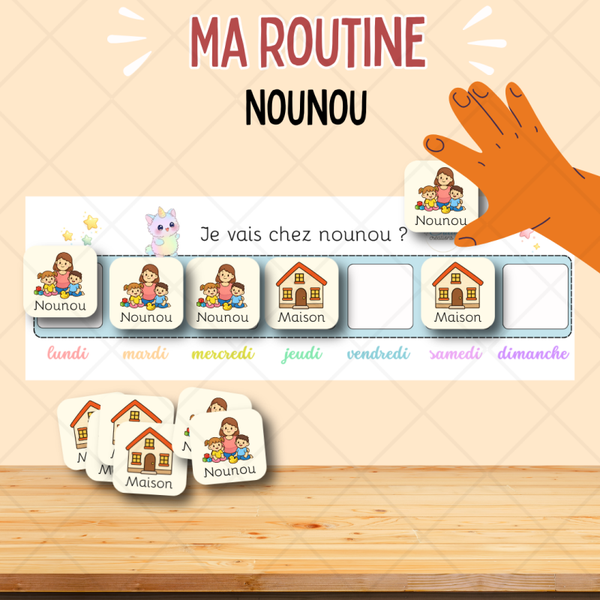 ⭐ Semainier nounou