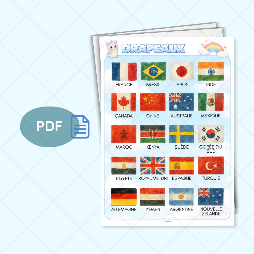 PDF Affiche "Drapeaux"