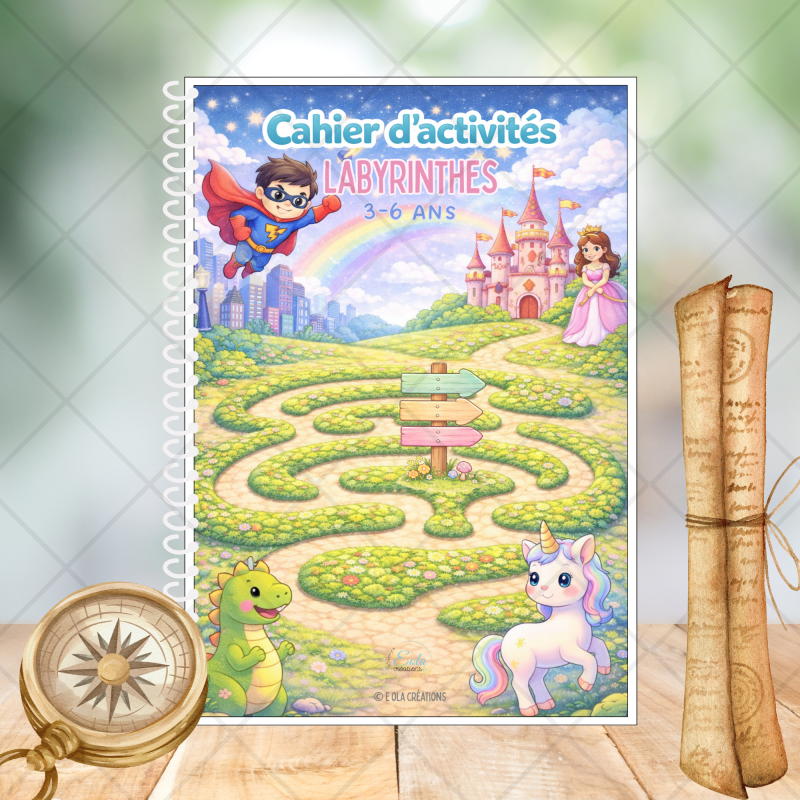 Cahier d'activités labyrinthes