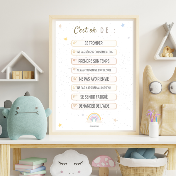 🖨️ PDF - Affiche "c'est ok de"