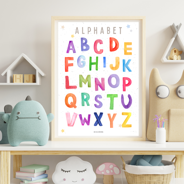 🖨️ PDF - Affiche "alphabet"
