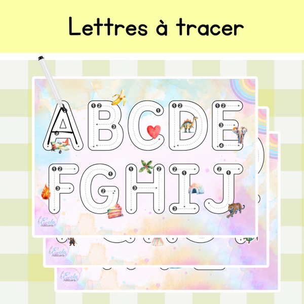 Lettres à tracer