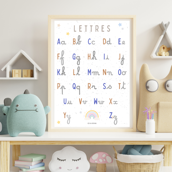 Affiche "lettres"