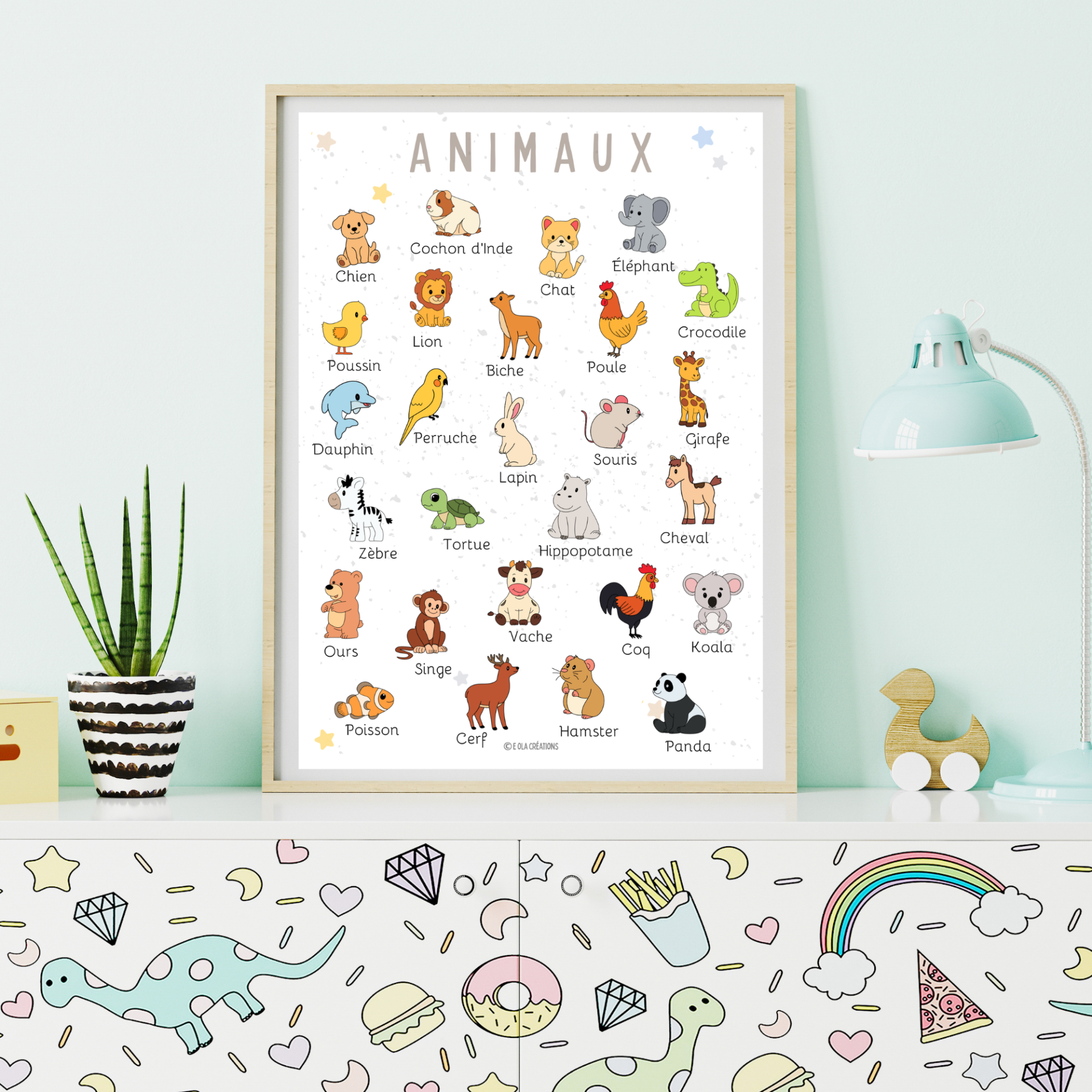 🖨️ PDF - Affiche "animaux"