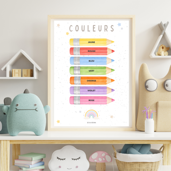 🖨️ PDF - Affiche "Couleurs"