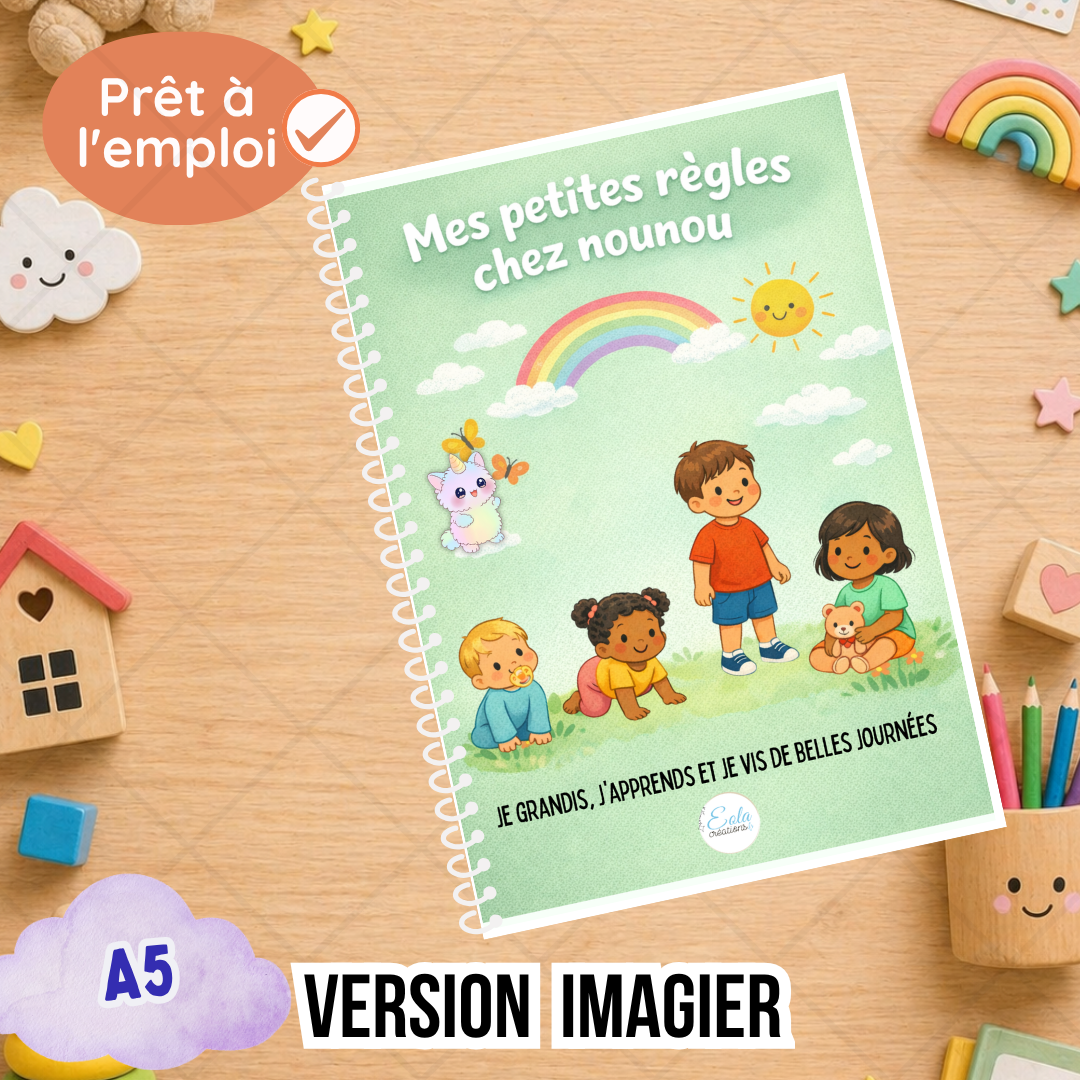 Imagier "Mes petites règles chez nounou"