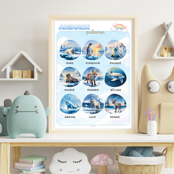🖨️ PDF - Affiche "animaux polaires"