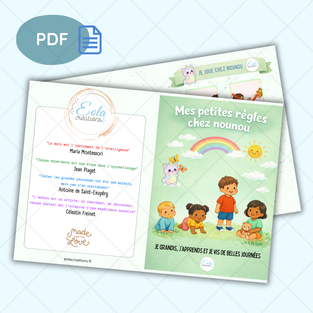 PDF Imagier "Mes petites règles chez nounou"