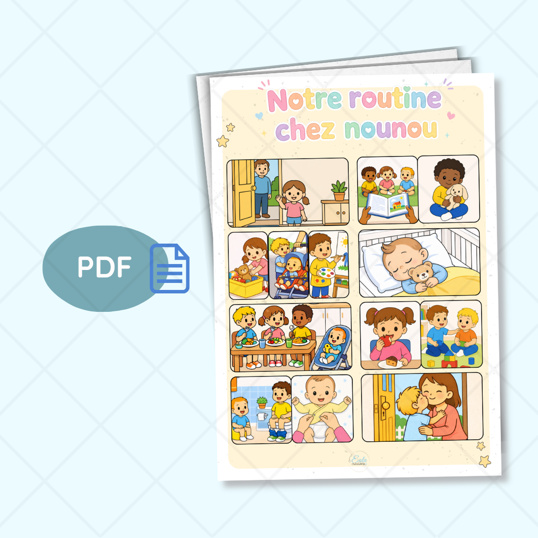 PDF Affiche "notre routine chez nounou"