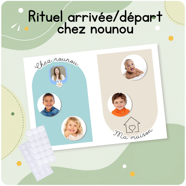 Rituel d'arrivée/départ chez nounou