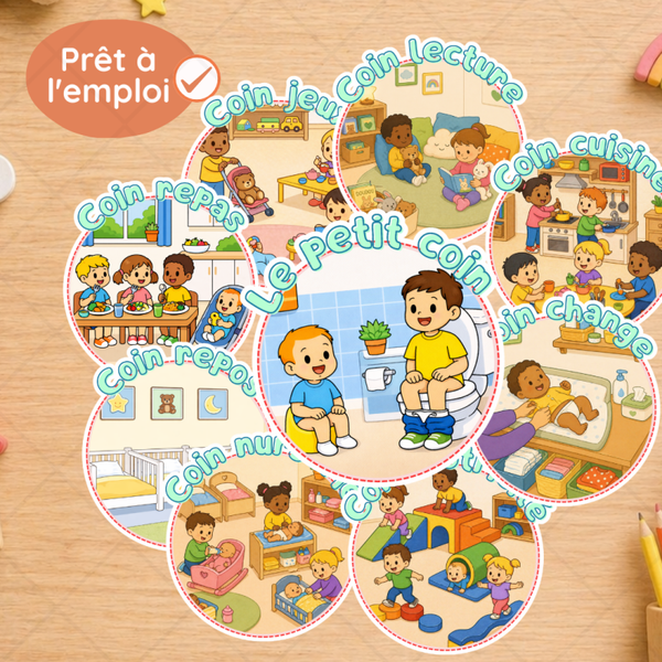 Affichages "les coins chez nounou"