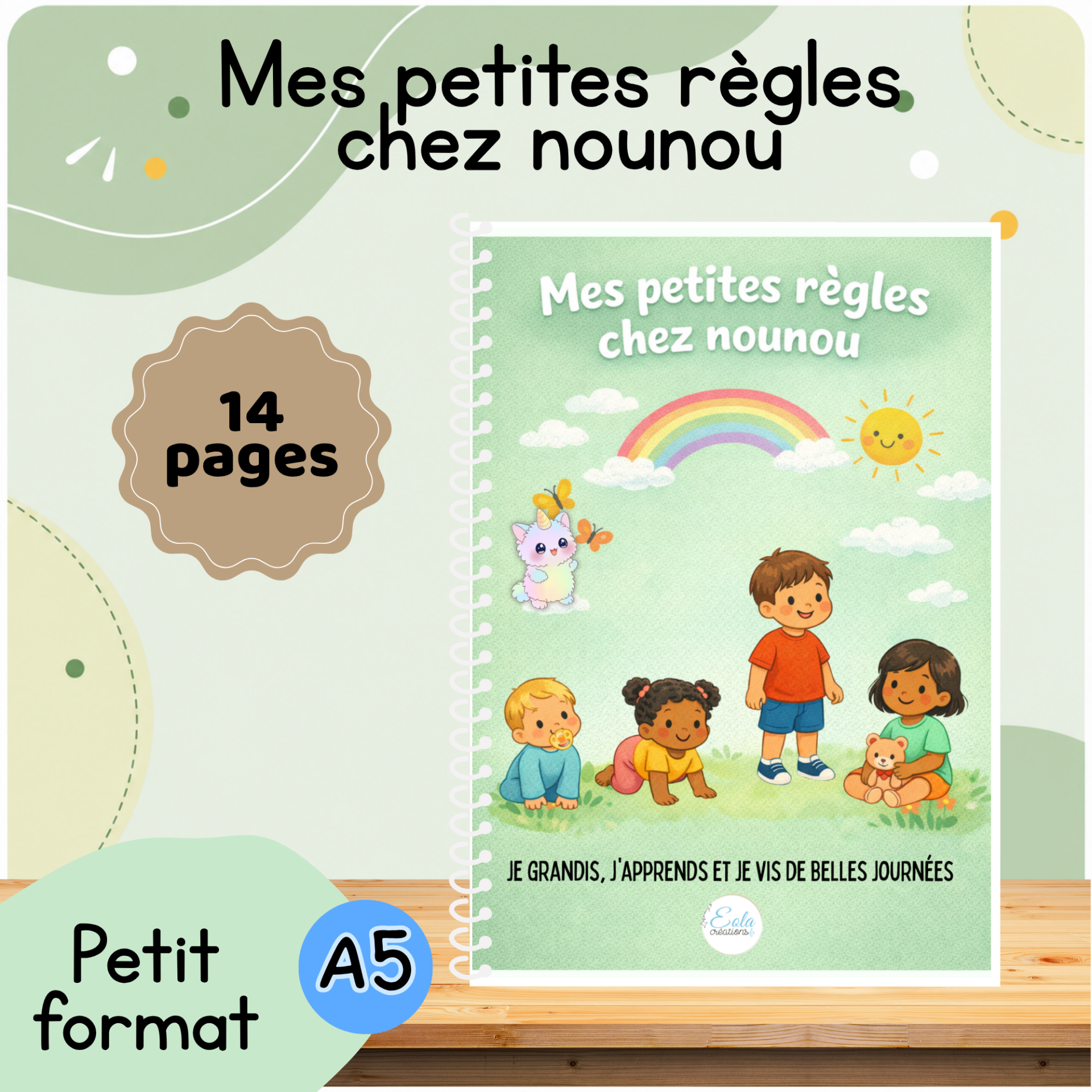 Imagier "les petites règles chez nounou"