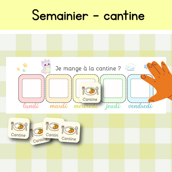 Semainier - cantine