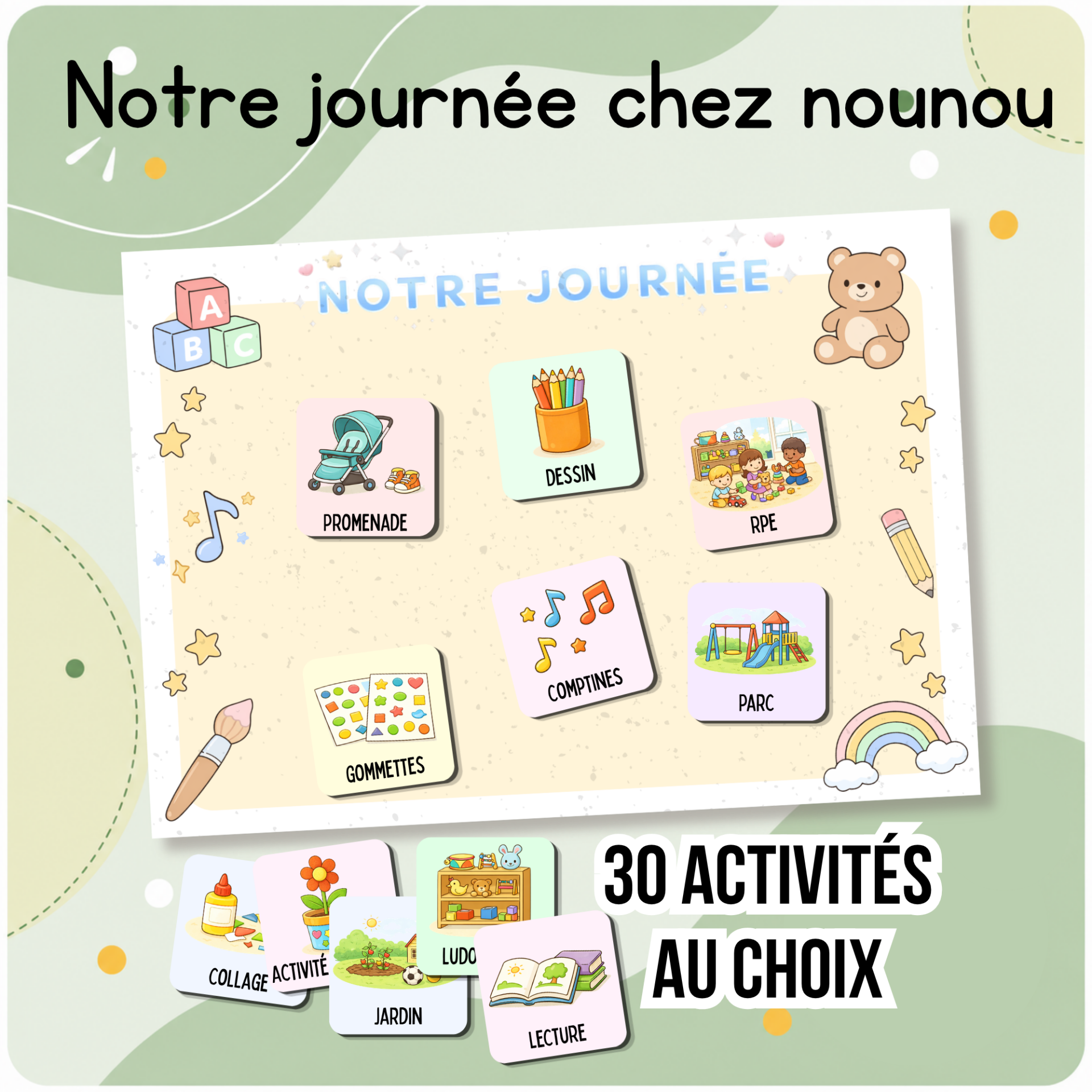 Notre journée chez nounou