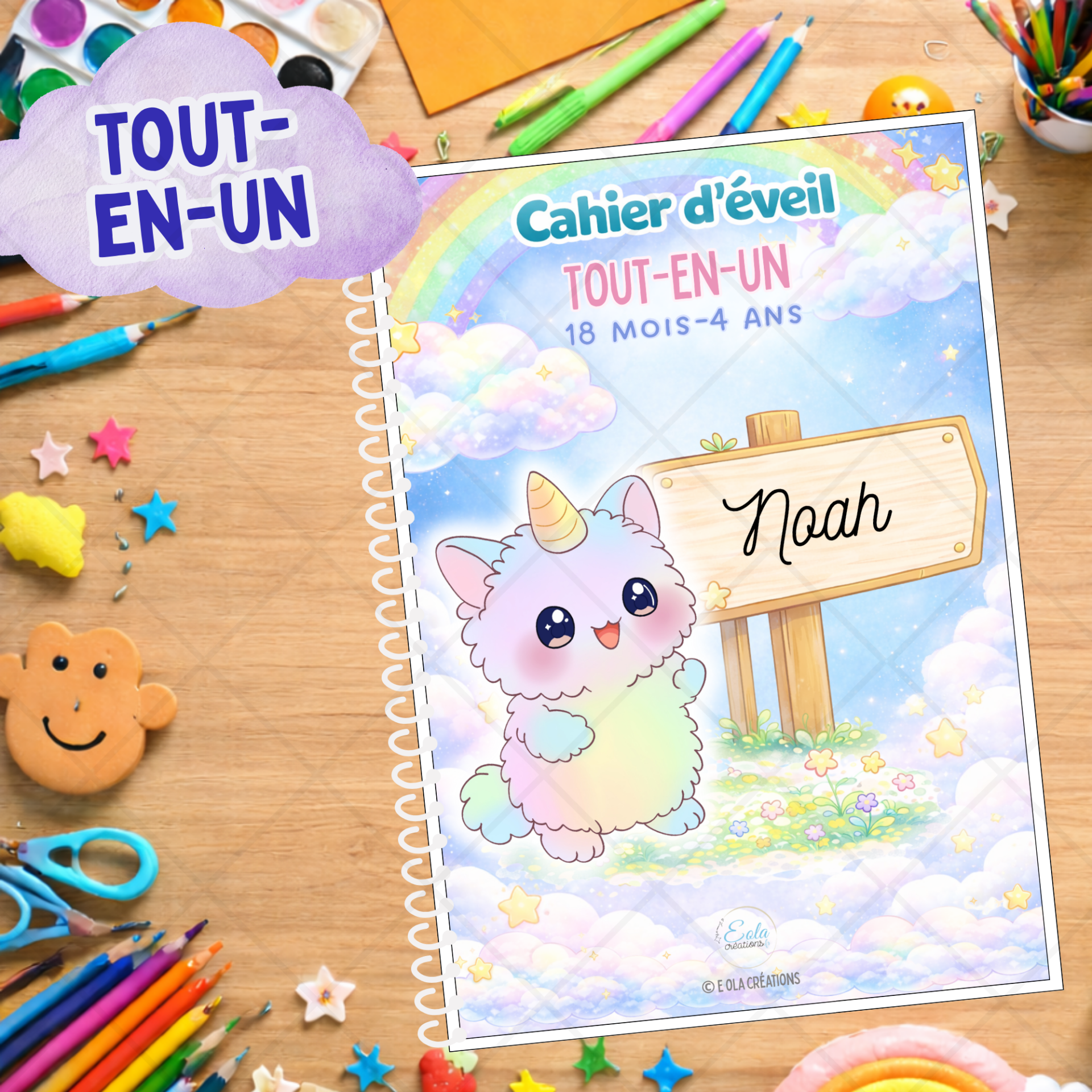 Cahier d'éveil "TOUT-EN-UN"
