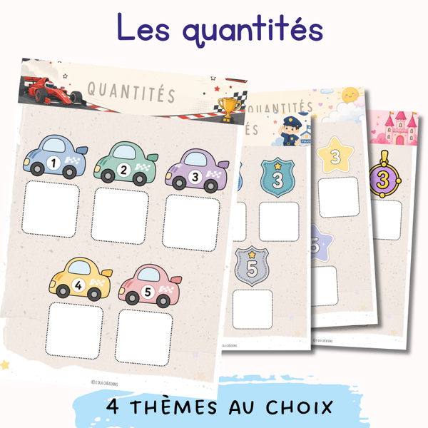 Page d'activité "les quantités"