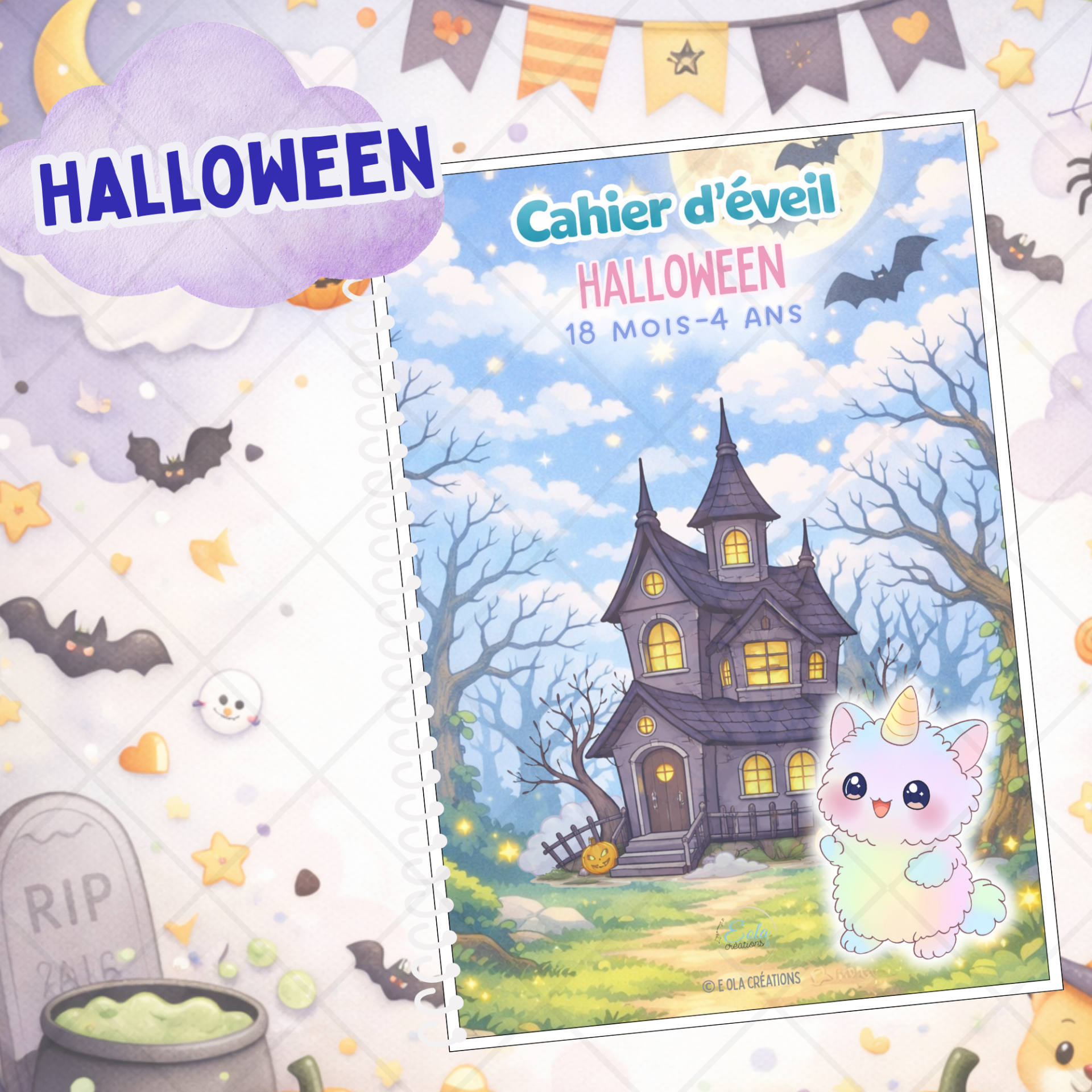 Cahier d'éveil "Halloween"