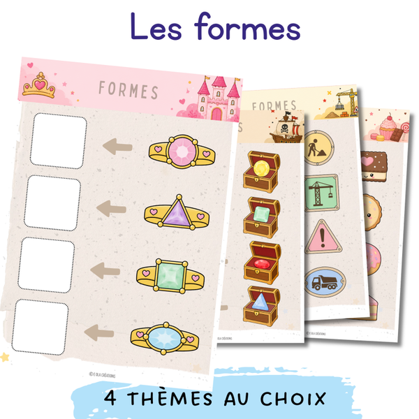 Page d'activité "les formes"