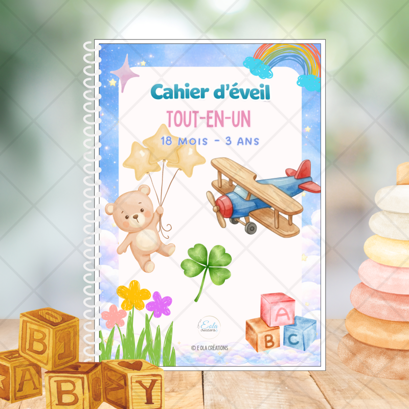Cahier d'éveil TOUT-EN-UN