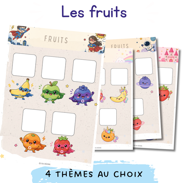 Page d'activité "les fruits"