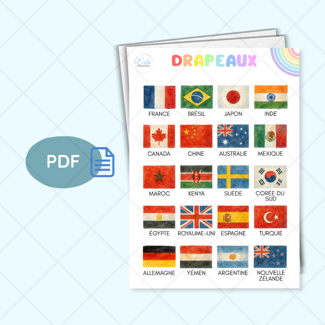 PDF Affiche "Drapeaux"