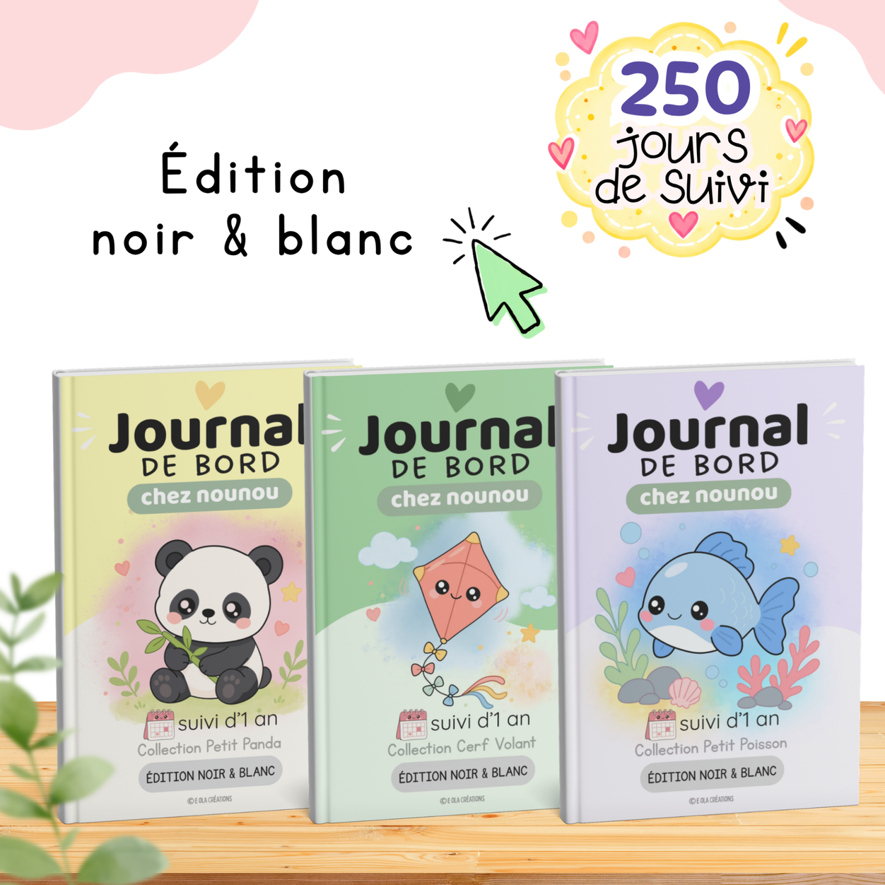 Journaux de bord chez Nounou - Édition noir et blanc