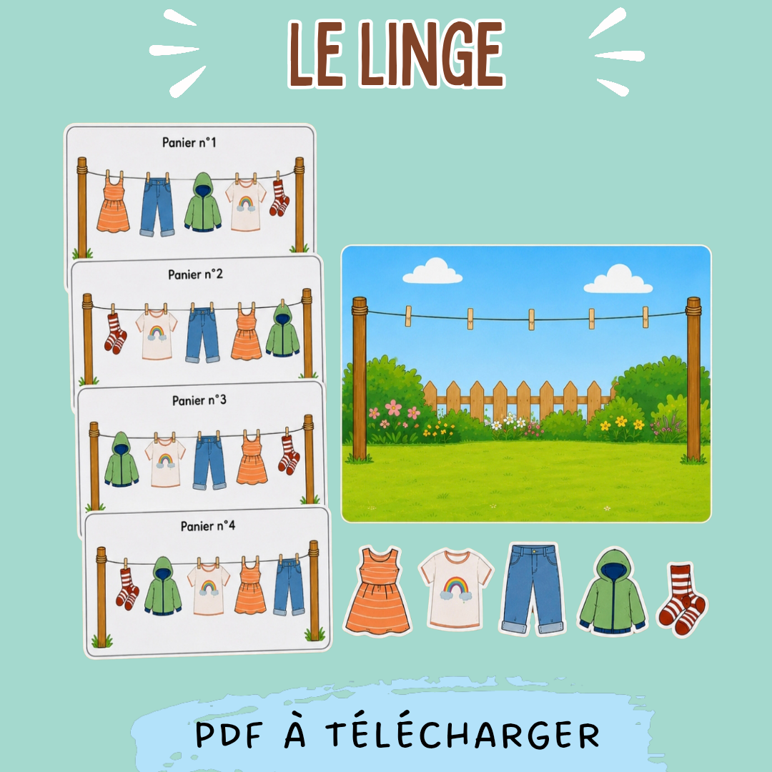 Le linge  - DIY ✂️