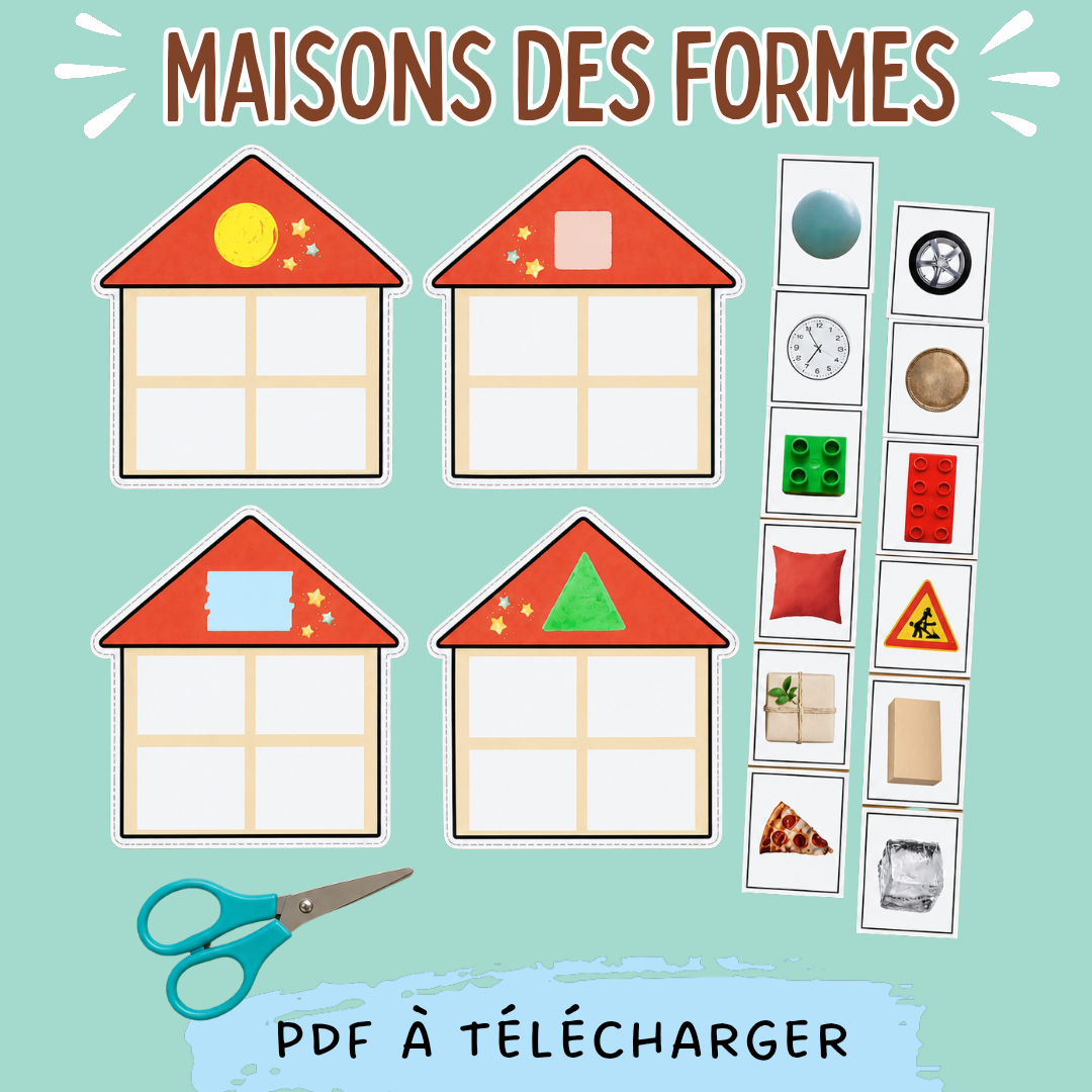 Maisons des formes - DIY ✂️