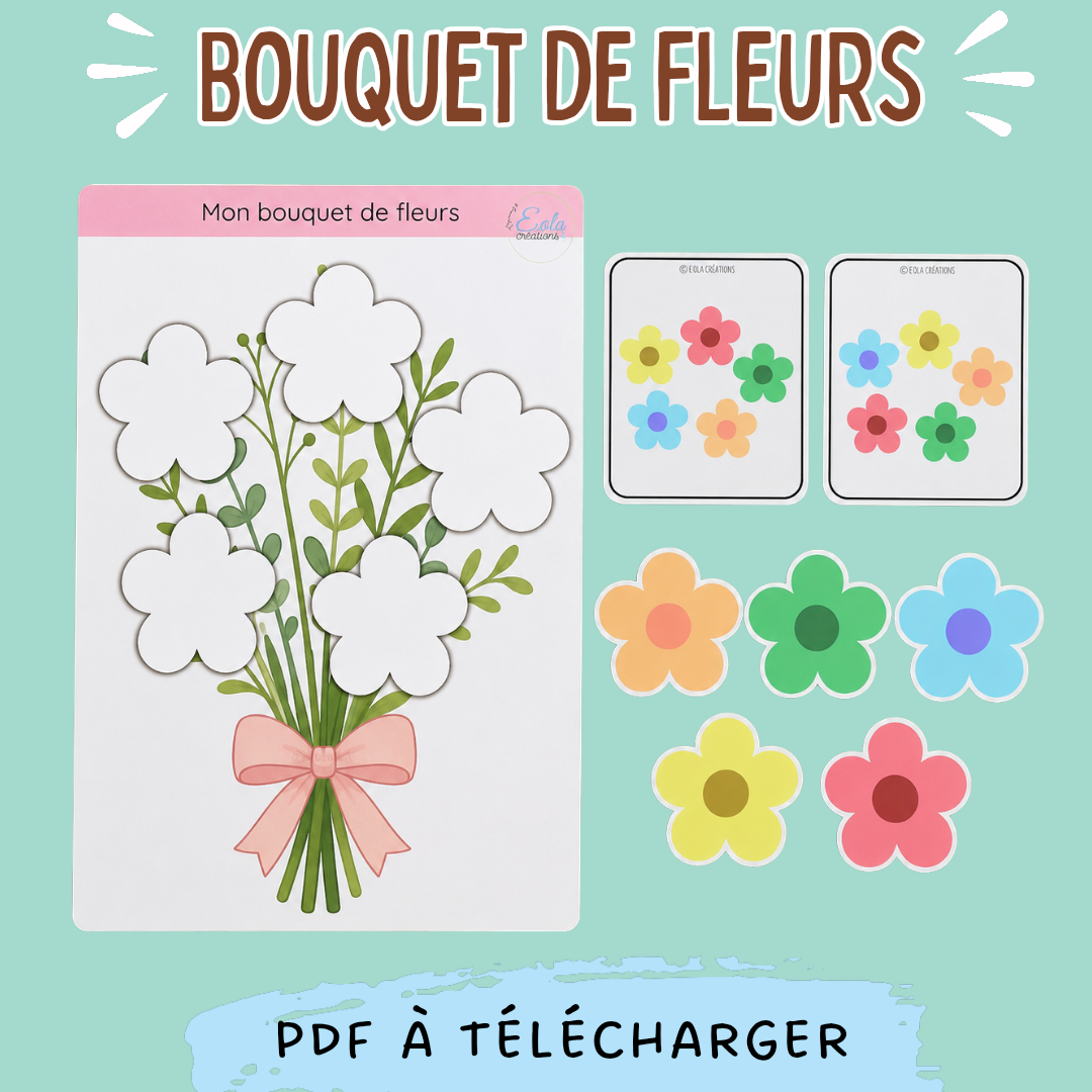 Mon bouquet de fleurs ✂️