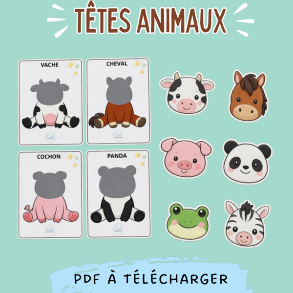 Têtes animaux - DIY ✂️