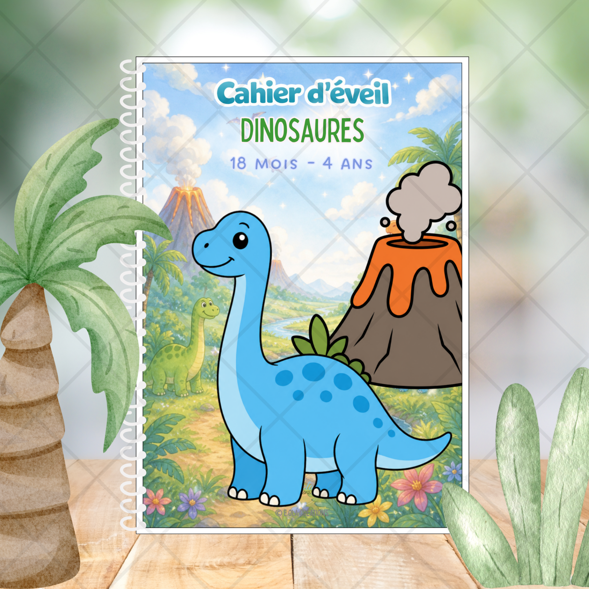 PDF cahier d'éveil dinosaures