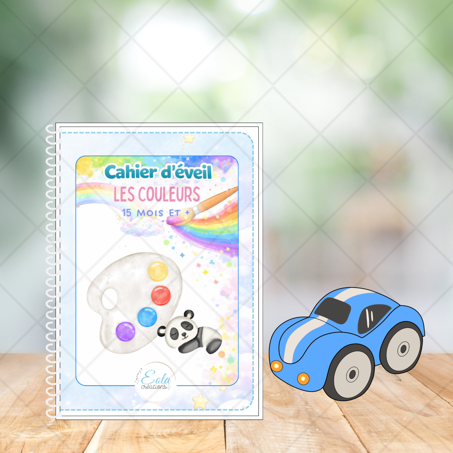PDF Cahier d'éveil couleurs Voitures
