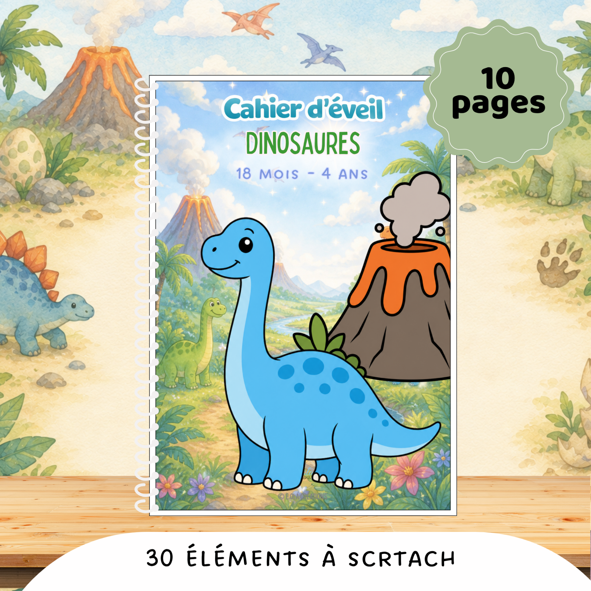 🖨️ PDF - Livret "Dinosaures"