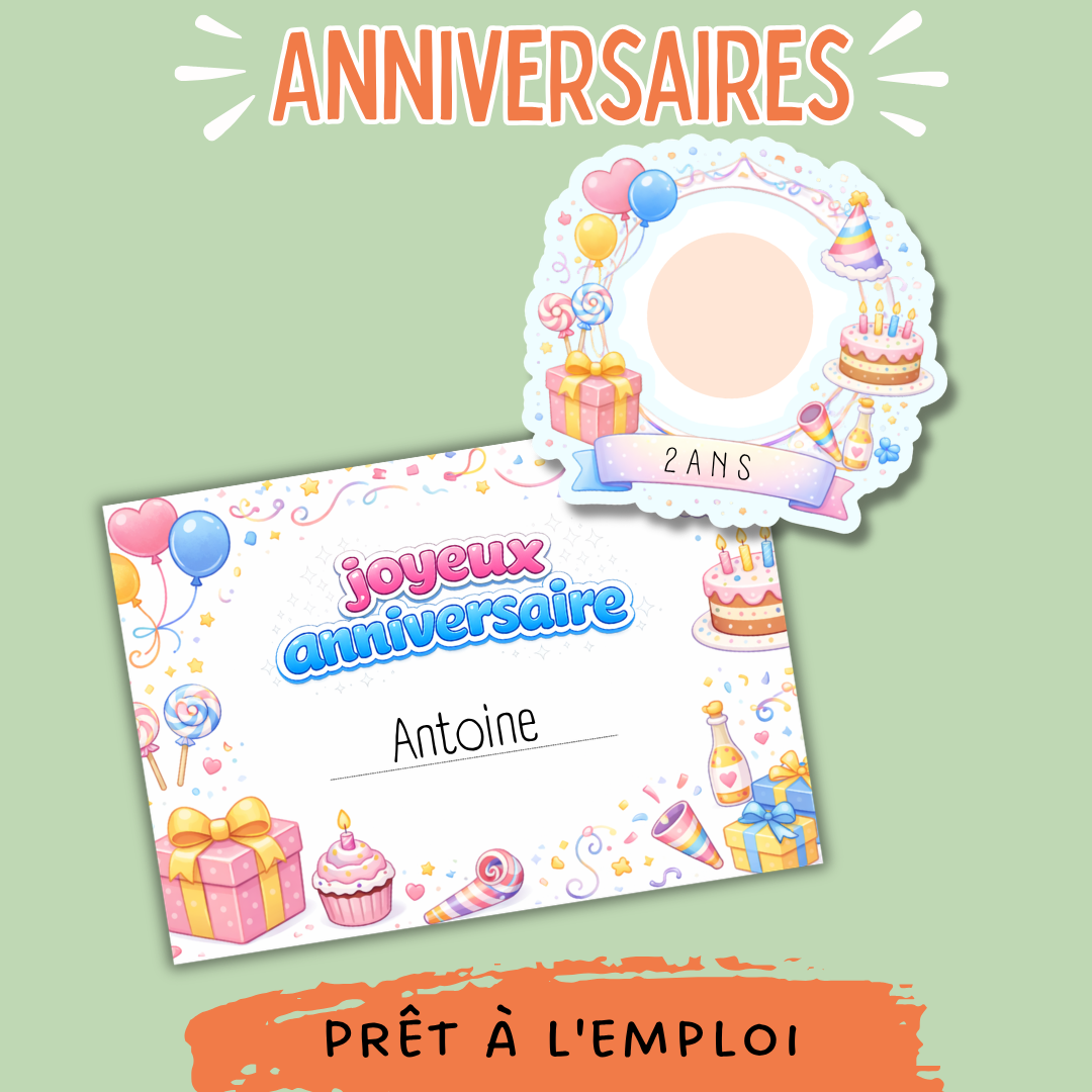 Affiches "Anniversaire"