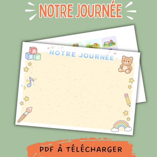 PDF Affiche "Activités du jour"