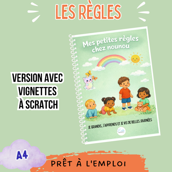 Cahier "Mes petites règles chez nounou"