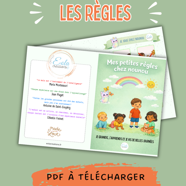 PDF Imagier "Mes petites règles chez nounou"