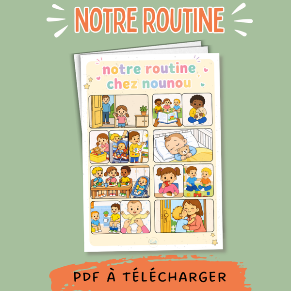 PDF Affiche "notre routine chez nounou"