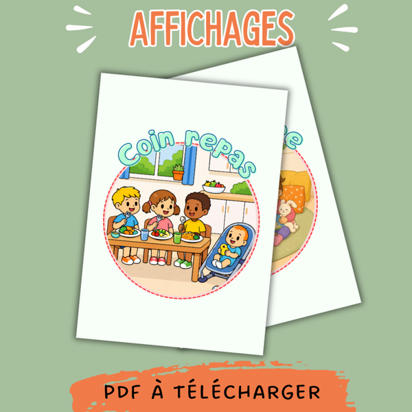 PDF Affichages "les coins chez nounou"