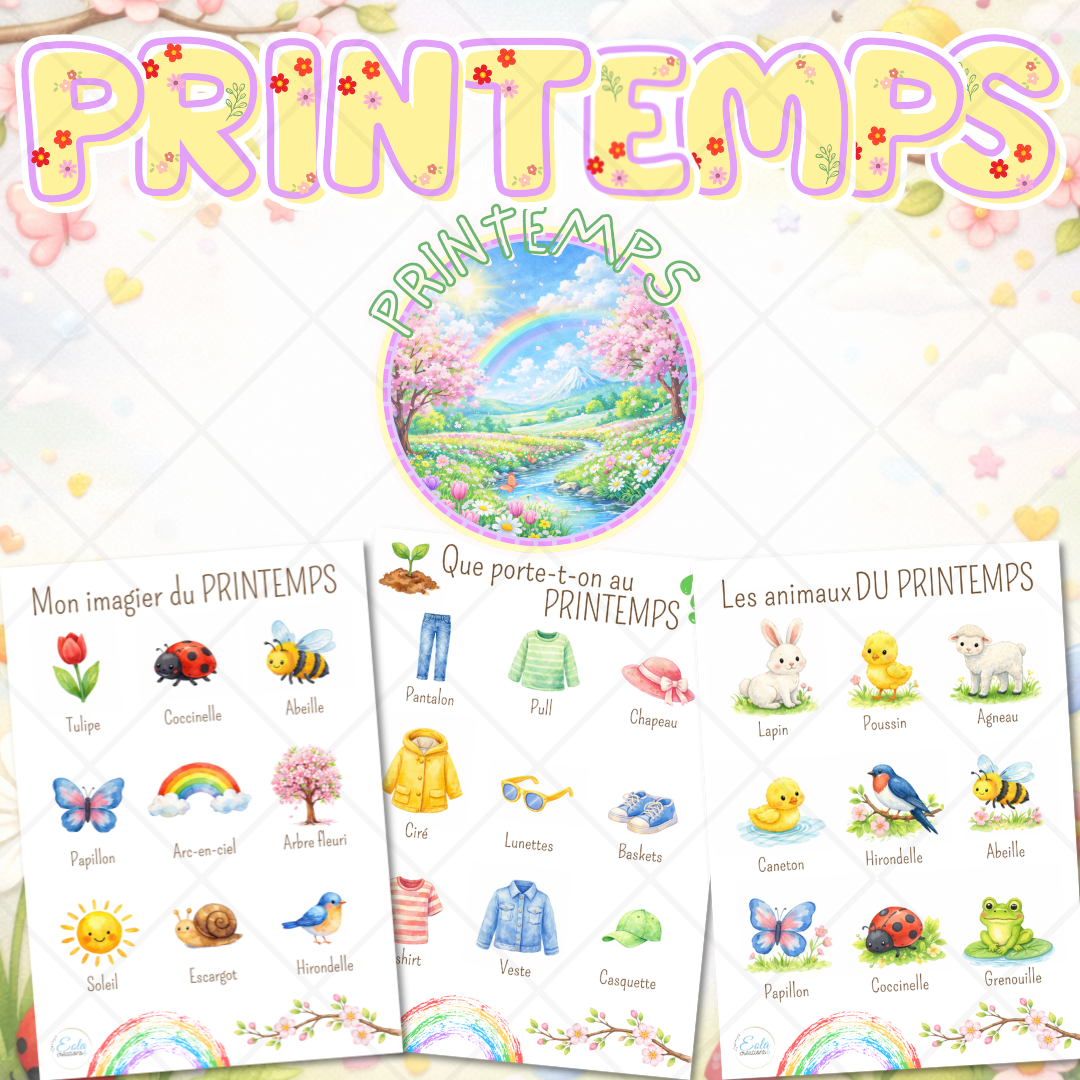 Kit d'affichage PRINTEMPS