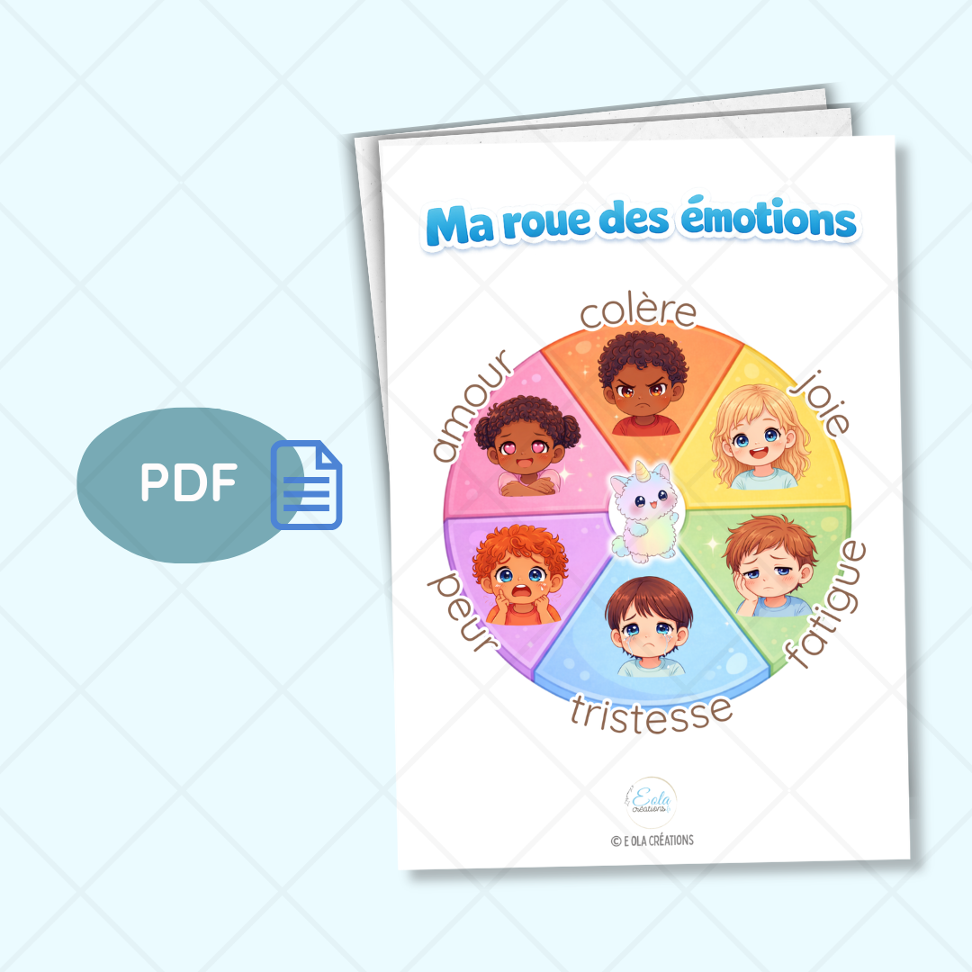 PDF Affiche "Ma roue des émotions"