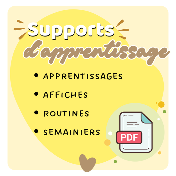 ⭐ PDF - Supports d'apprentissages