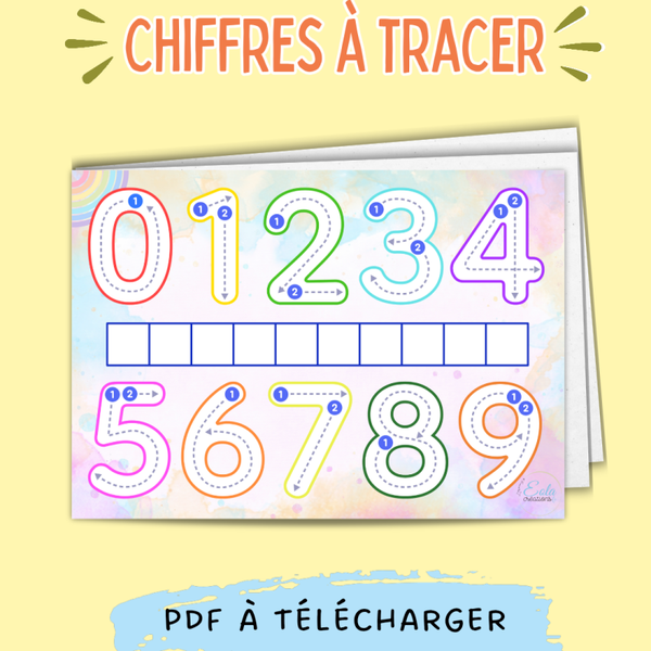 PDF Fiche "Chiffres à tracer"