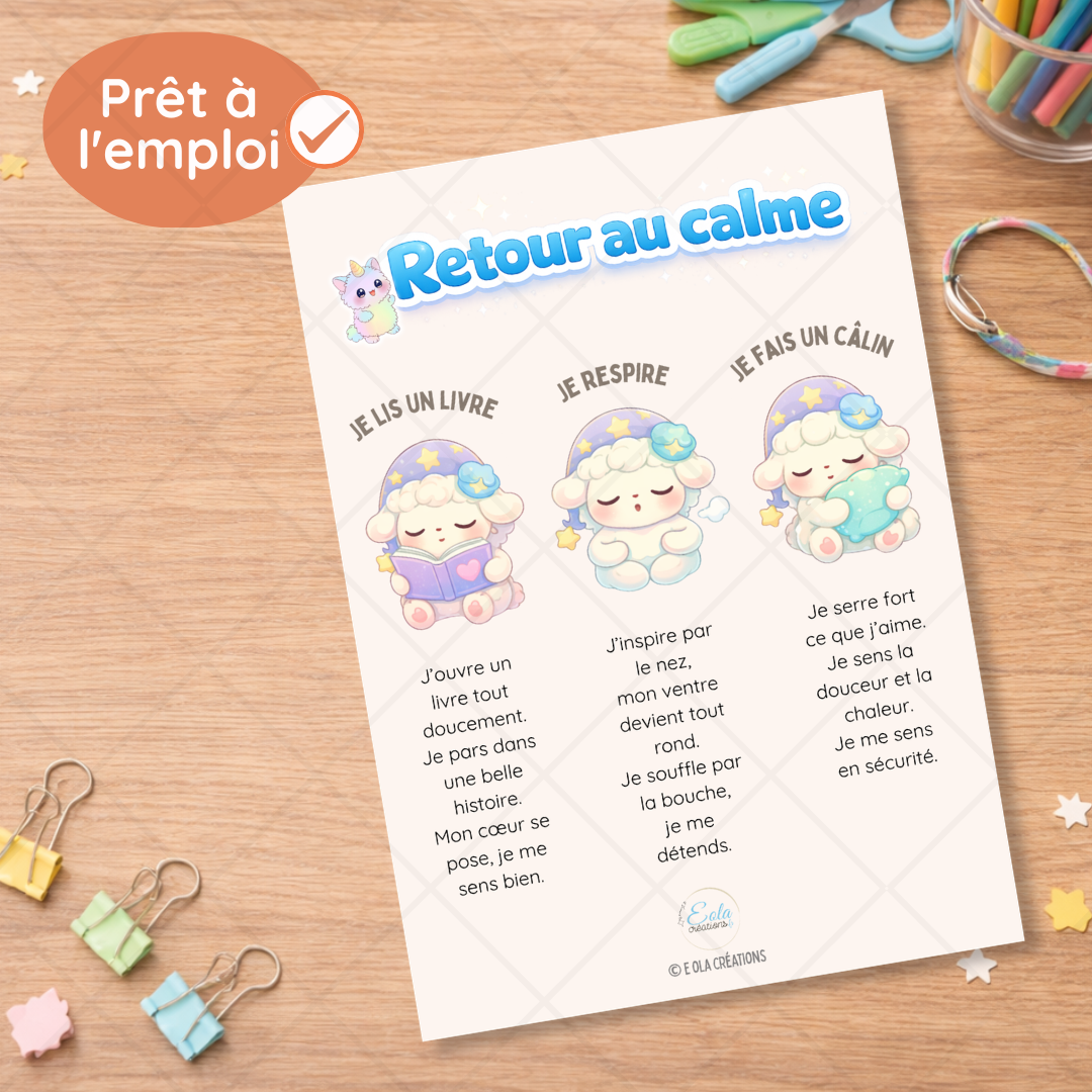 Affiche "Retour au calme"