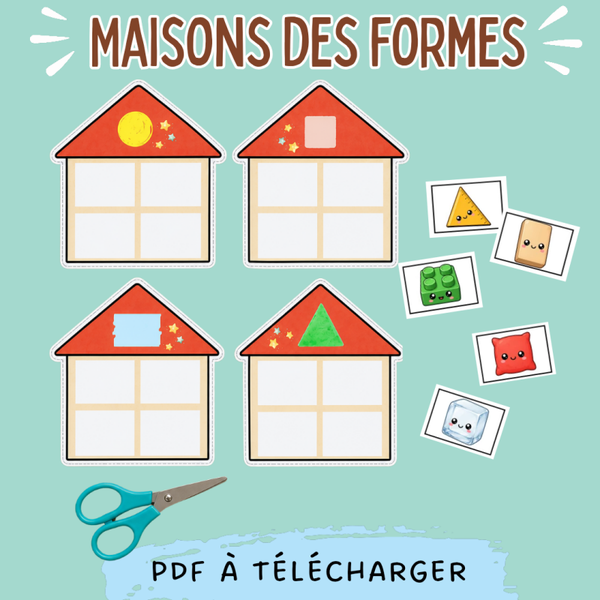 Maisons des formes - DIY ✂️