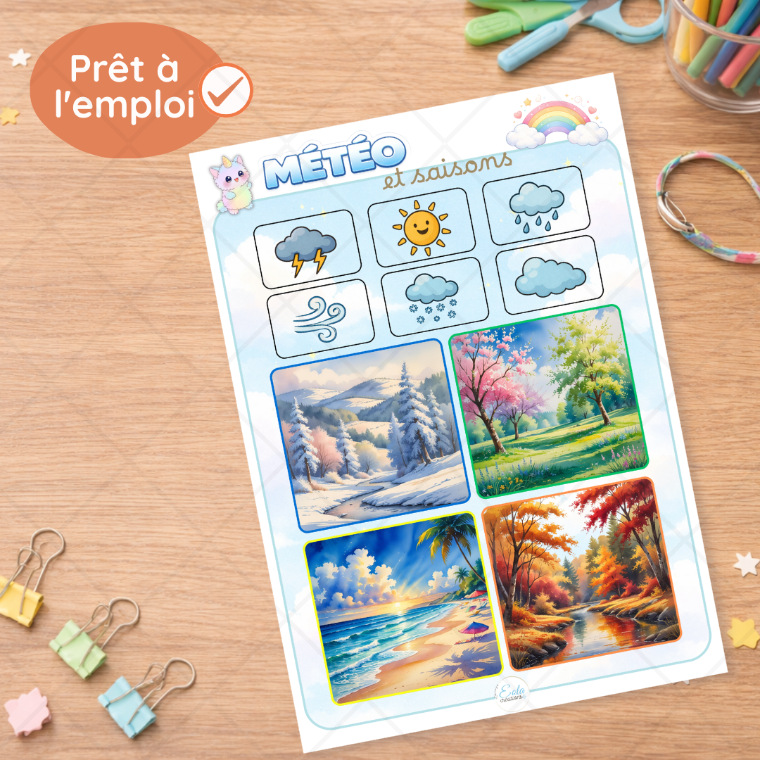 Affiche  "Les saisons"