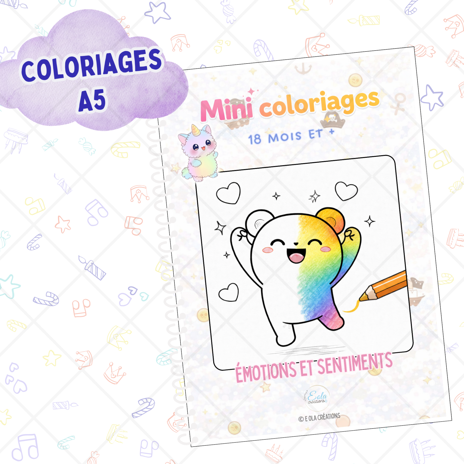 Mini coloriages "émotions"